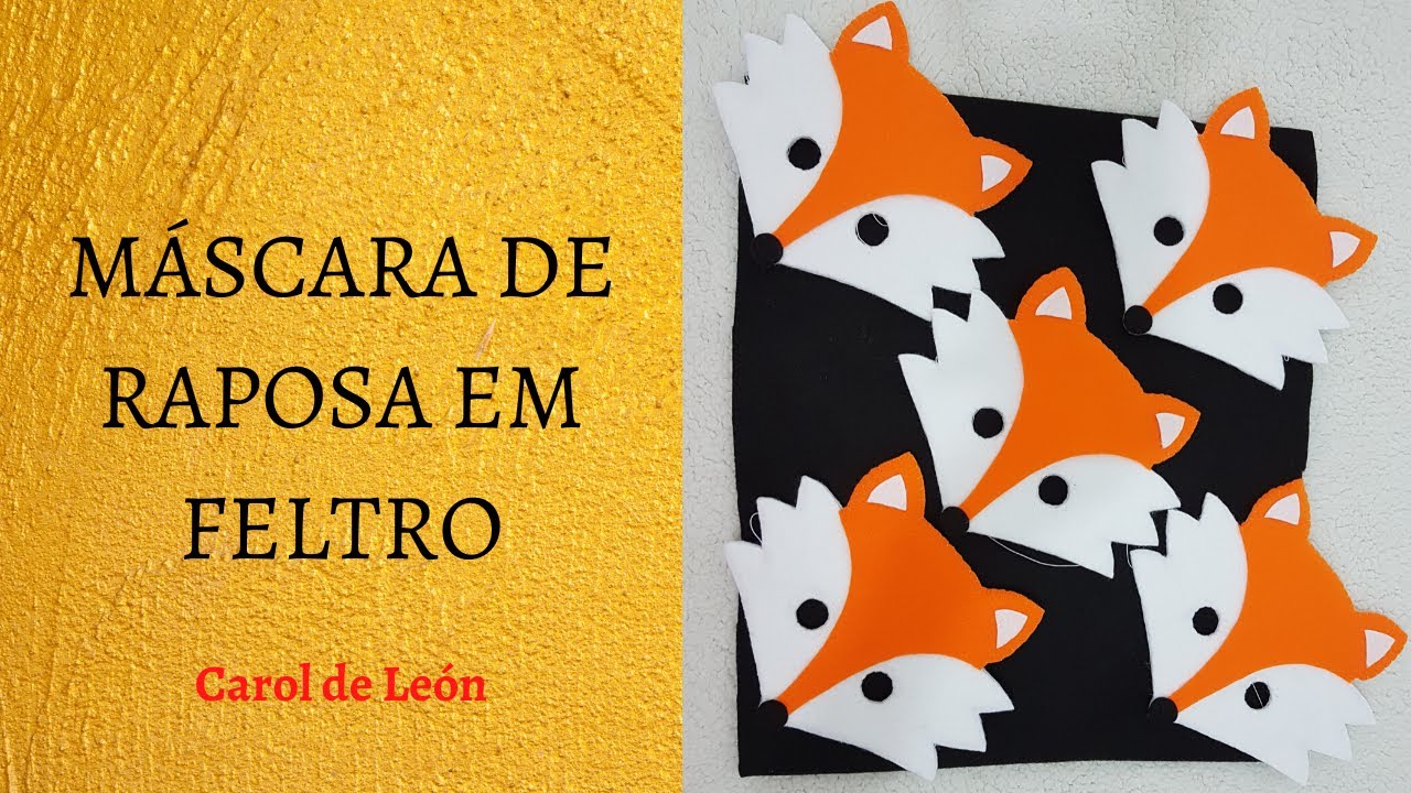 COMO FAZER uma Máscara de Tigre com Pelúcia, Chique e Confortável