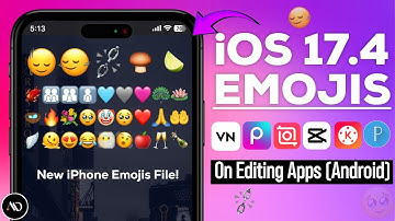 How To Get iOS 17.4 EMOJIS on Editing Apps For Android (Without Zfont) | New iPhone EMOJIS ✨