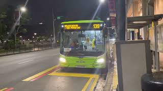 SBS Transit MAN NL323F A22 (Euro 6) SG1793B on Service 139 departing Bus Stop 08058