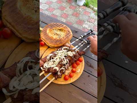 Шашлык на даче 😌как в детстве 😍 #рек #shorts #топ