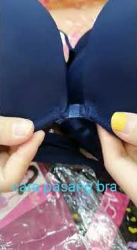 Cara pasang bra