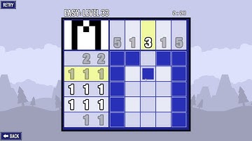 Picross Touch (Easy Level 33) Gameplay and Tutorial