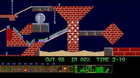 Lemmings Custom Level - "JAILBREAK!" (Prototype 2)(Failed!)