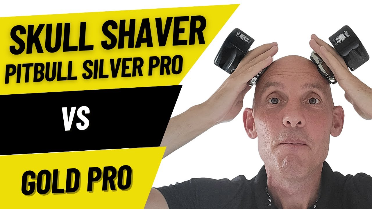 Rasoir Crâne Pitbull Skull Shaver Silver Pro - 4 Têtes, Rechargeable, étanche - Occasion Bon état