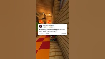 What is the Dumbest thing you