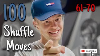 100 Moves Shuffle Dance #7 | Cutting Shapes (Dance Moves Tutorial) | 61-70