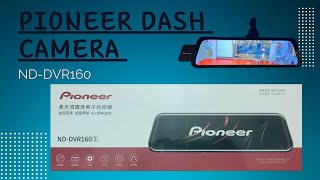 Pioneer Dash camera | Center mirror Dash Cam | Front & Rear Recorder |   ND-DVR160s