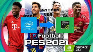 how to run efootball pes 2021 from  NVIDIA graphic card screenshot 5