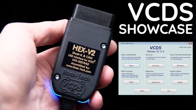 VCDS HEX-V2 V2023.11 VAG COM 23.11 VCDS HEX V2 Intelligent Dual-K & CAN USB  Interface