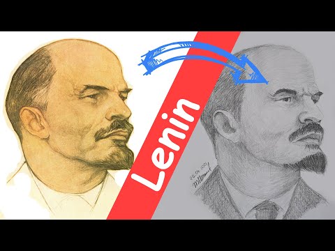 Как нарисовать Ленина карандашом (СТРИМ) /How to draw Lenin with a pencil  (Live) ✏✏✏