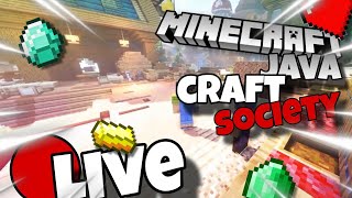Live Minecraft Java Craft Society #3