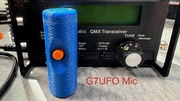 G7UFO Turret Mini Microphone for SOTA / POTA for QMX