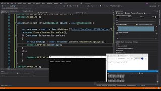  Core Web API Client/Server Application | Visual Studio 2019