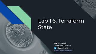 Lab 1.6 Terraform State - Viewing and Updating- Using Terraform with Azure Cloud - Tutorial