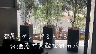 [お洒落鉢カバー]で植物が生まれ変わる