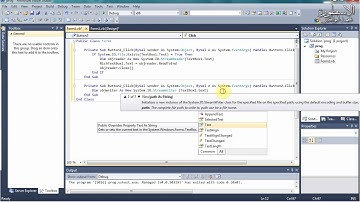 029  ادخال نص من ملف خارجى   حفظ نص لملف خارجى vb net