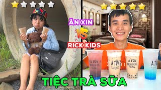 RICH KID & ĂN XIN - TIỆC TRÀ SỮA 5K VS TIỆC TRÀ SỮA THƯỢNG HẠNG - LINH NHI BỊ GIỰT ĐỒ Ở BẾN XE