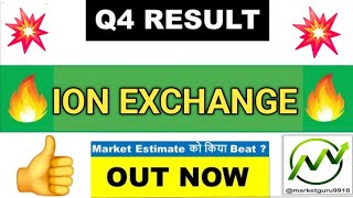 Ion Exchange Results 2024 | Ion Exchange Q4 Result | Ion Exchange Share News | Ion Exchange Ltd