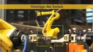 Fanuc Roboter building Fanuc Roboter - coordinated motion Messepräsentation