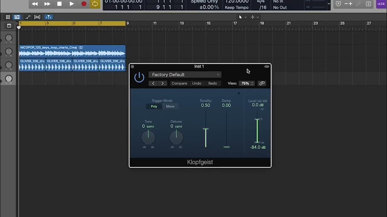 How to record a click track in Logic Pro X YouTube