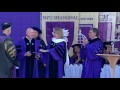 NYU Commencement 2017--Awarding the Honorary Degrees