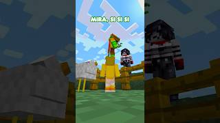 Pollita En MINECRAFT 😍 #minecraft #shorts