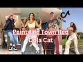 Paint the town red  doja cat tiktok dance challenge compilation  paint the town red tiktok dance