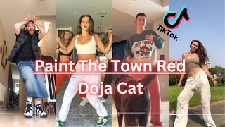 Paint The Town Red - Doja Cat TikTok Dance Challenge Compilation | Paint the town red Tiktok Dance