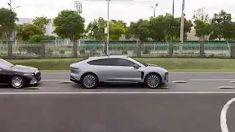 Nio ET9 active suspension demonstration