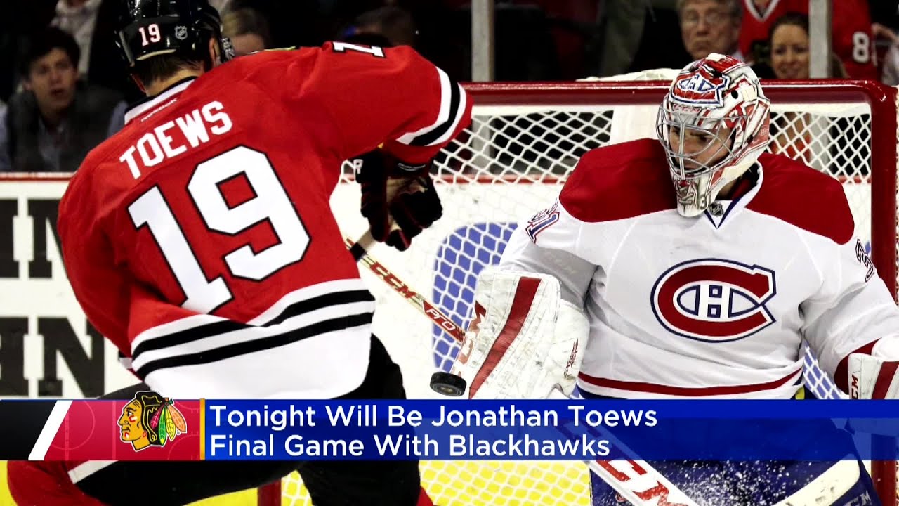 Jonathan Toews to play last game as a Blackhawk