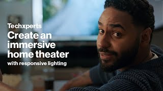 Jak stworzyć wciągające kino domowe z responsywnym oświetleniem | Eksperci techniczni | Verizon