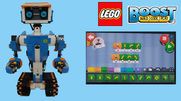 LEGO BOOST App for LEGO Robot Sensor Blocks in Orange Color - Lego Boost Coding Tutorial