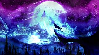 Live Wallpapers Full Moon Howling Wolf 4K