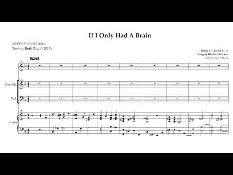 If I Only Had A Brain Robbie Williams Transcription