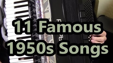 Best 1950s Songs, Roland digital accordion. Dale Mathis