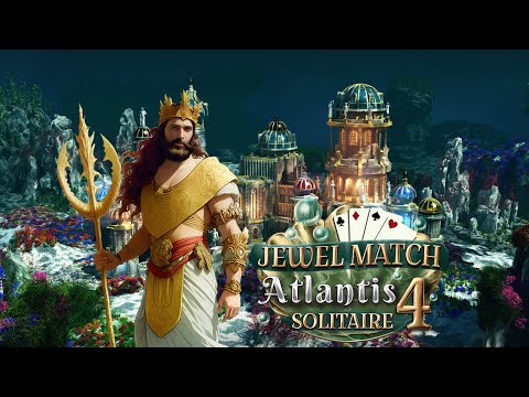 Jewel Match Solitaire - Atlantis 4 Game Trailer