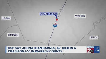 Man killed in crash involving semi-truck on I-65 in Kentucky