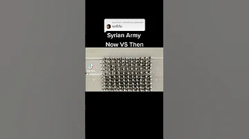 Syrian Army Now VS Then 