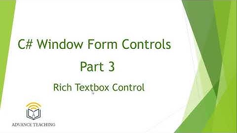 How to Use RichTextbox Control in C#.Net Window Form Application in Urdu/Hindi