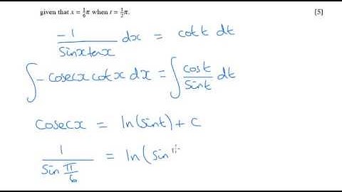 OCR Core 4 June 2008 q7ii - A2 Maths - Trigonometry