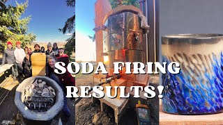 Soda Kiln RESULTS - Glazing, Firing, and UNLOADING the First EVER!
