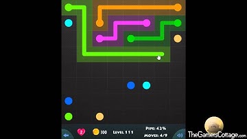Flow Game Level - 111 [8x8] Beginners Pack Connect the Dots