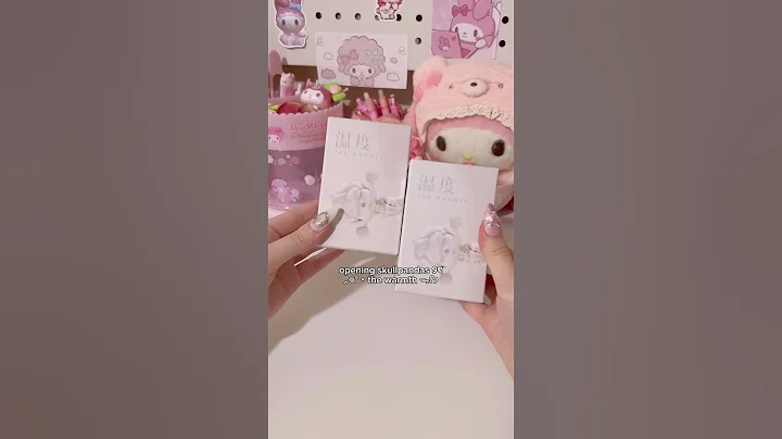 skullpanda 🤍 the warmth series! #skullpanda #asmr #unboxing #fyp #kawaii#aesthetic#popmart#blindbox