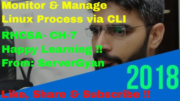 Monitoring and Managing Linux Processes RHCSA CH-7 From ServerGyan