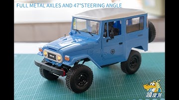 WPL C34KM Toyota FJ40 full metal unboxing and assembly in details
