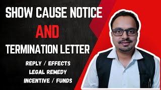 Show Cause Notice Reply To Show Cause Notice Termination Letter Legal Remedy