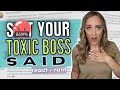 Your Boss Said WHAT!? (Toxic Boss Quotes)