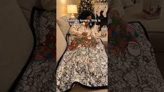 Comment SCIRBBLE if you want this 😍🖍️ #christmas #blanket #cozy #coloring