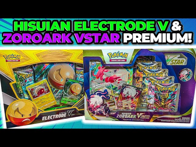  POKÉMON TCG: HISUIAN ZOROARK VSTAR Premium Collection : Toys &  Games