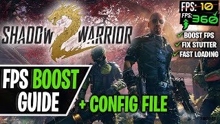 How to Fix Lag in Shadow Warrior 2 - Increase FPS and Fix Stutter